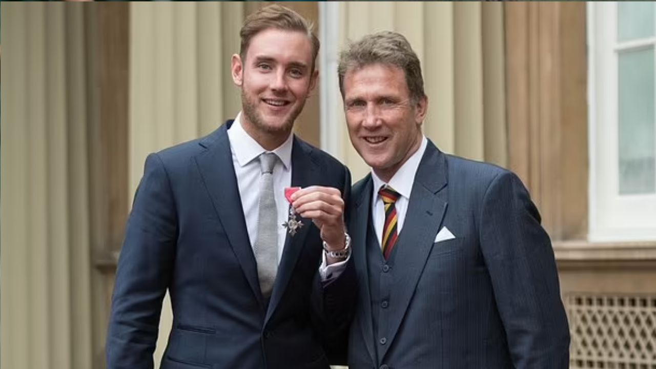Chris Broad & Stuart Broad (England)