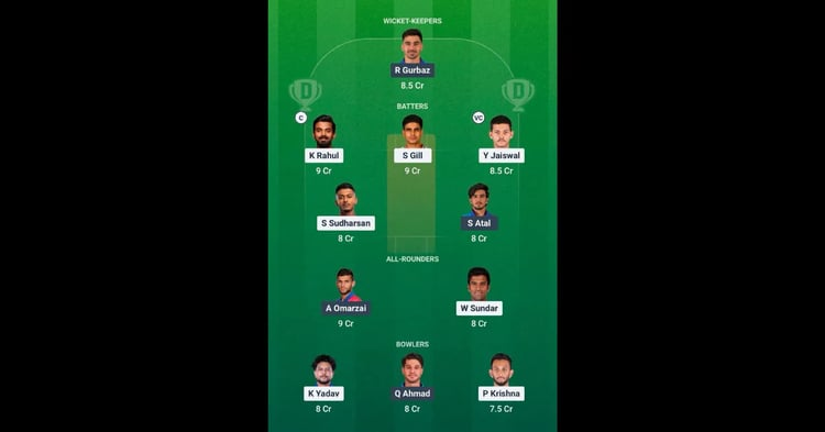 IND vs AFG Only Test Dream11 Team