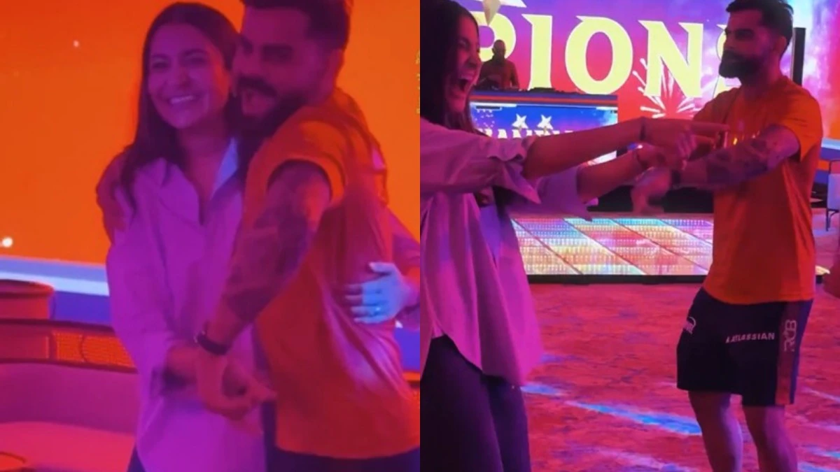 Watch: Virat Kohli and Anushka Sharma dance after RCB's IPL 2026 win