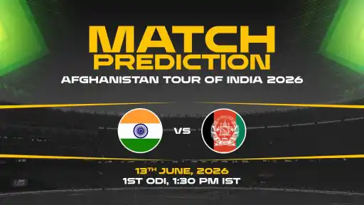 IND vs AFG Match Prediction 1st ODI — IND Favourites Expert Prediction & Toss Tip