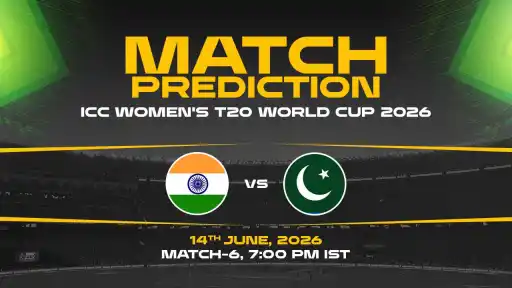 IND-W vs PAK-W Match Prediction ICC Women's T20 World Cup 2026 Match 6 — IND-W Favourites Expert Prediction & Toss Tip