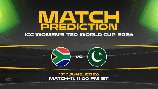 SA-W vs PAK-W Match Prediction ICC Women's T20 World Cup 2026 Match 11 — SA-W Favourites Expert Prediction & Toss Tip