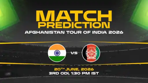 IND vs AFG Match Prediction 3rd ODI — IND Favourites Expert Prediction & Toss Tip