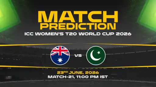 AUS-W vs PAK-W Match Prediction ICC Women's T20 World Cup 2026 Match 21 — AUS-W Favourites Expert Prediction & Toss Tip