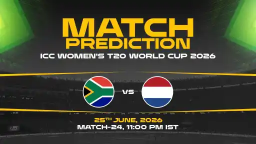 SA-W vs NED-W Match Prediction ICC Women's T20 World Cup 2026 Match 24 — SA-W Favourites Expert Prediction & Toss Tip