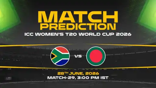 SA-W vs BAN-W Match Prediction ICC Women's T20 World Cup 2026 Match 29 — SA-W Favourites Expert Prediction & Toss Tip
