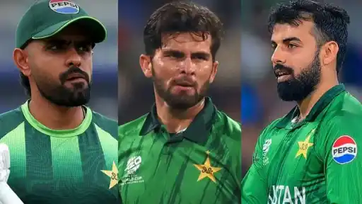 Babar Azam and Shaheen Afridi sad