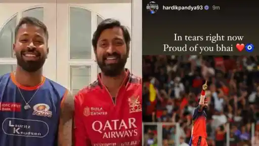 Hardik Pandya did not post Instagram story for brother Krunal Pandya after RCB IPL 2026 title win — fact check