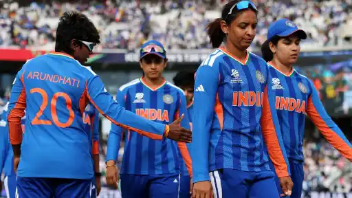 India Women's team departure from Women's T20 World cup