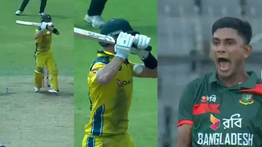Nahid Rana sends a stern message to Australia after bowling a vicious bouncer to Marnus Labuschagne during Bangladesh vs Australia 2nd ODI 2026