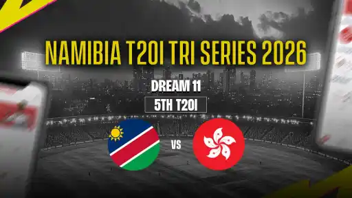 NAM vs HK Dream11 Prediction Match 5 Best Captain: Jonathan Smit. VC: Anshuman Rath
