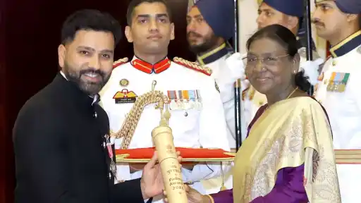 Rohit Sharma padmashri award