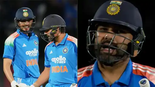 Shubman Gill and Rohit Sharma mixup