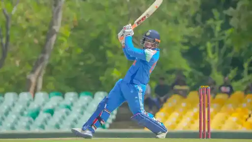 Vaibhav Suryavanshi aggressive batting against Sri Lanka