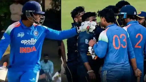 Vaibhav Suryavanshi's anger vs. Sri Lankan players