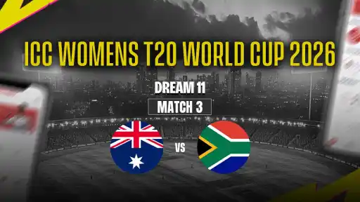 AUS-W vs SA-W Dream11 Prediction ICC Women's T20 World Cup 2026 Match 03 - Best Captain: Ashleigh Gardner. VC: Nadine de Klerk