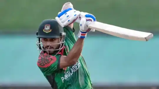 Bangladesh captain Mehidy Hasan Miraz being taken off field after head injury during 2nd ODI win over Australia