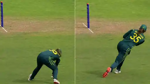Georgia Wareham bullet throw direct hit runs out Deandra Dottin AUS W vs WI W T20 World Cup 2026 warm-up clash