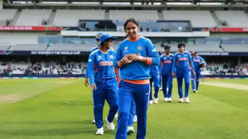 Harmanpreet Kaur leads India Women's team off the field after T20 World Cup 2026 match, ahead of Asian Games 2026 squad announcement