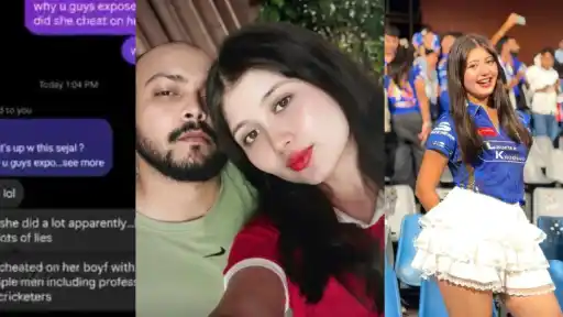 Viral chat screenshots alleging Dr. Sejal Pawar cheating on Prithvi Shaw and Ayush Badoni 2026