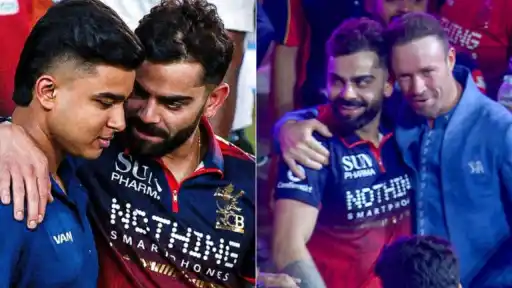 AB de Villiers speaking about Virat Kohli's advice to Vaibhav Suryavanshi after IPL 2026 Final — emotional moment revealed