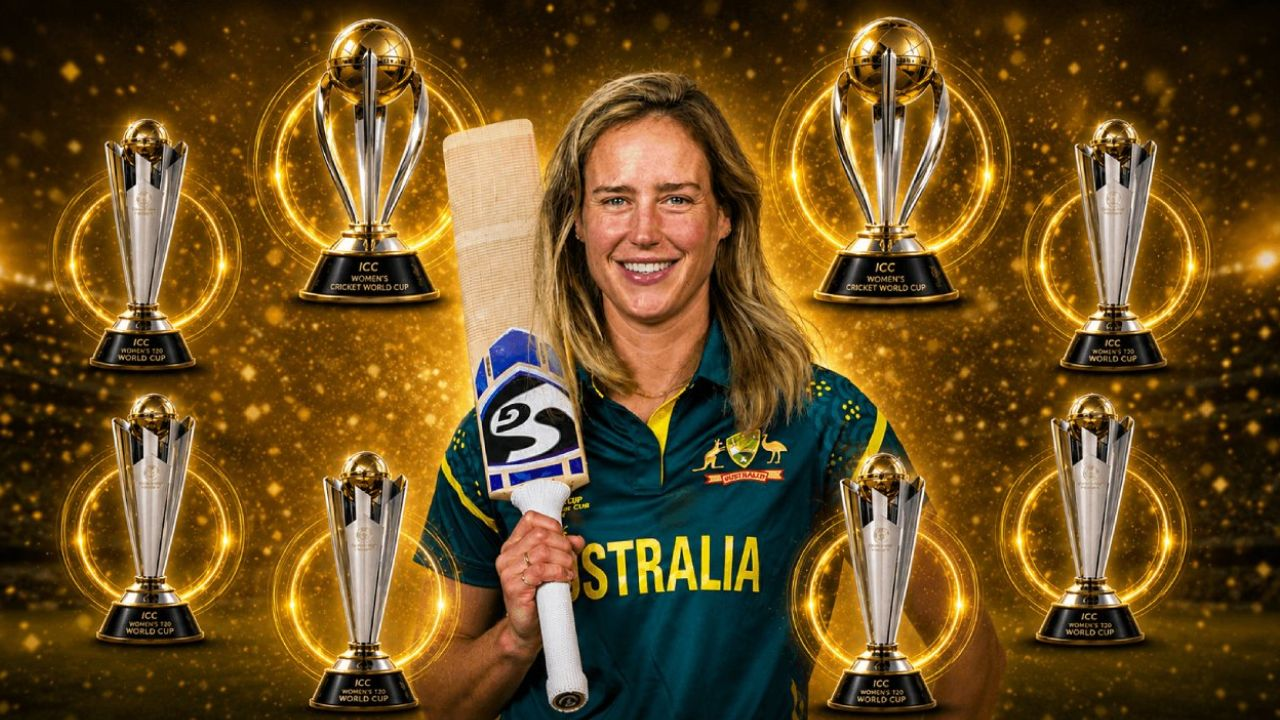 2. Only woman cricketer to win nine ICC trophies