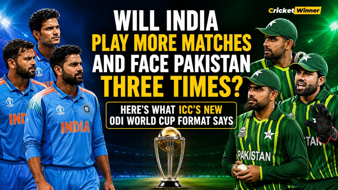 How India and Pakistan can clash 3 times at ODI World Cup 2027?