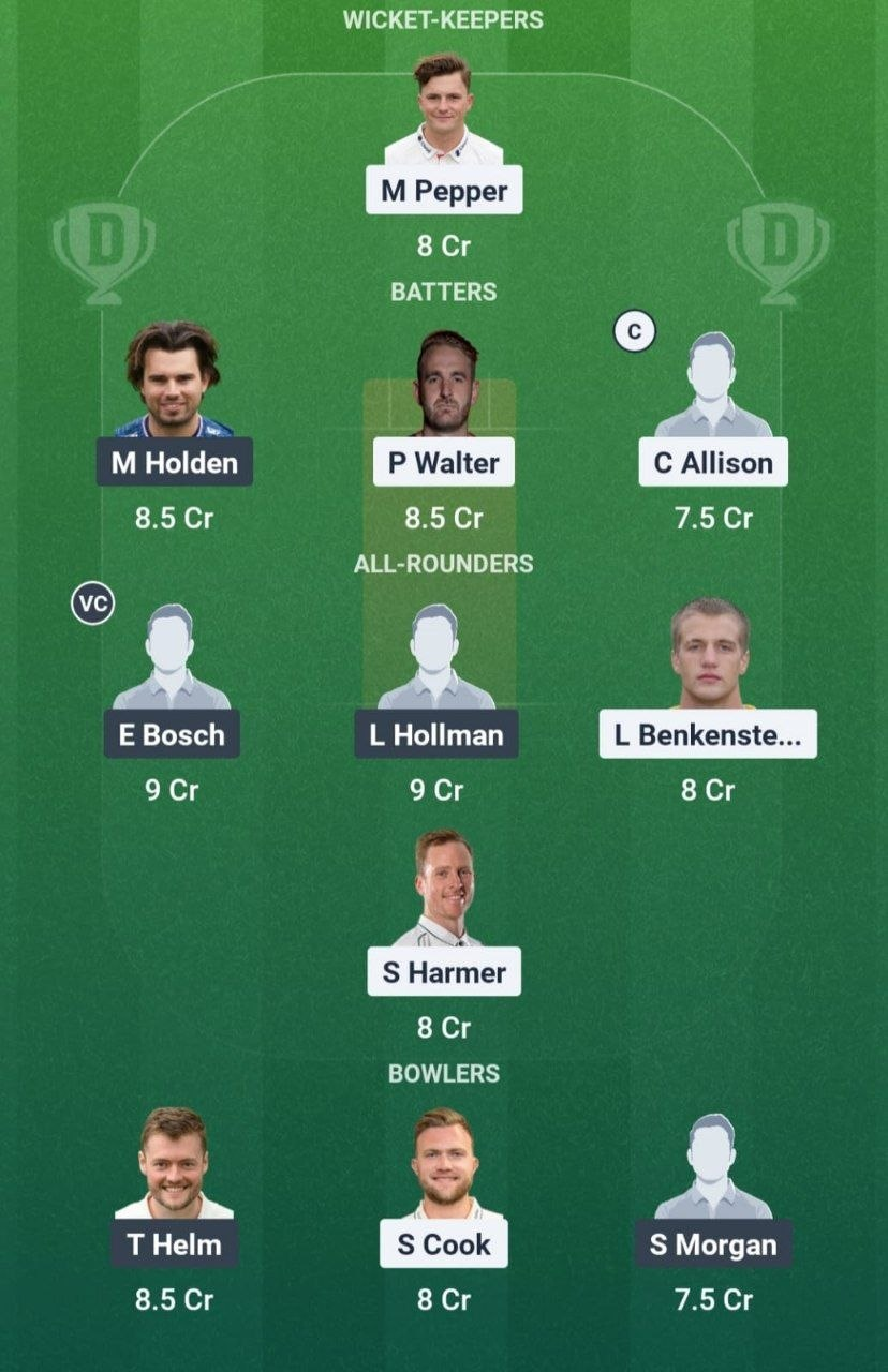 ESS vs MID Match 78 Dream11 Team