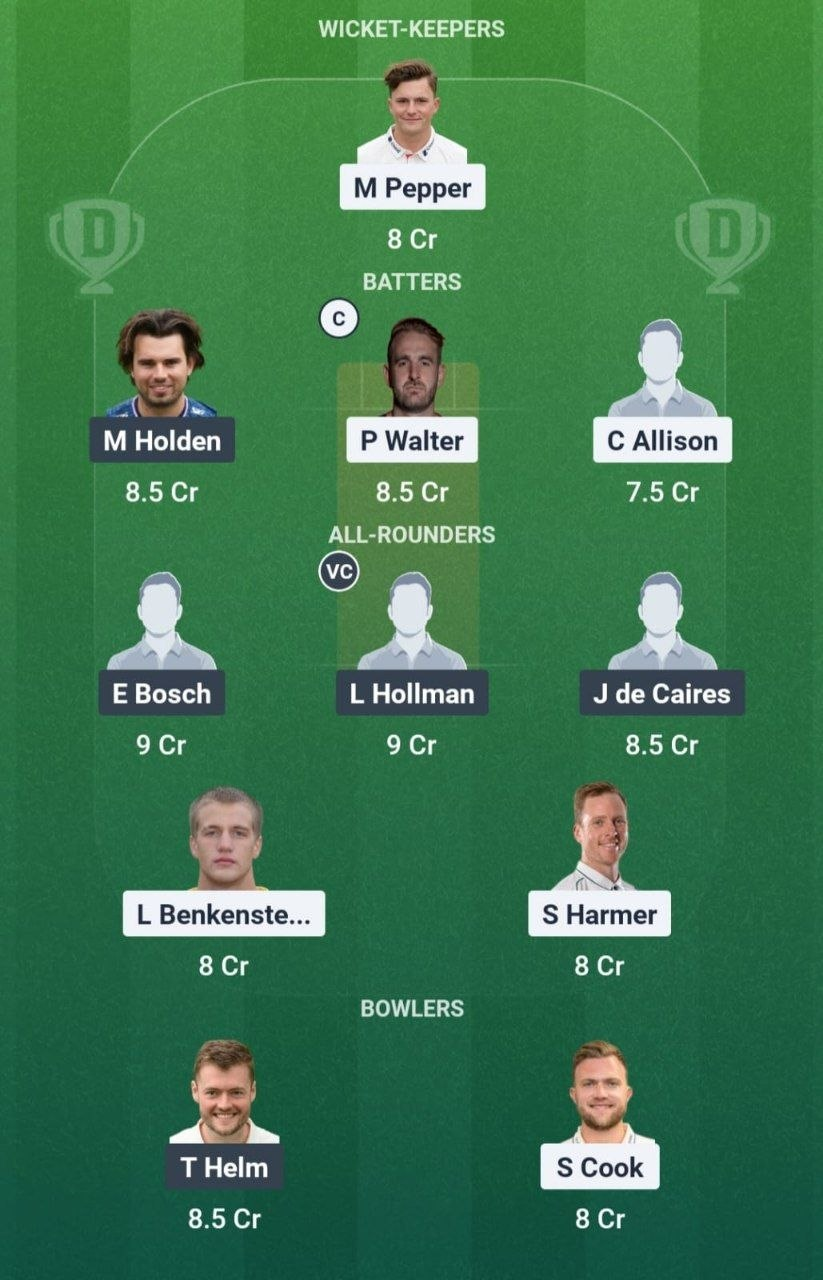 ESS vs MID Match 78 Dream11 Team