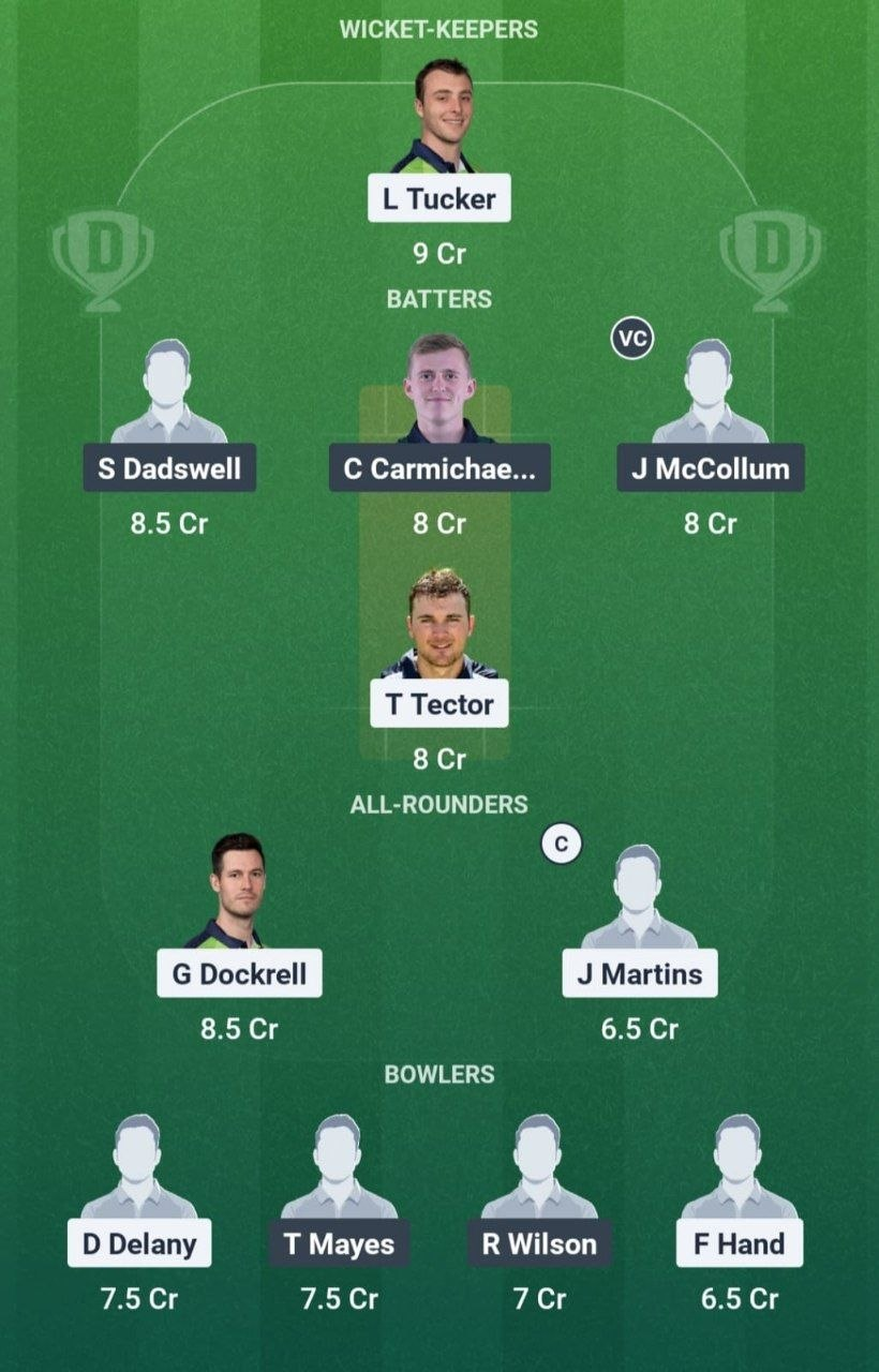LLG vs NK Match 3 Dream11 Team