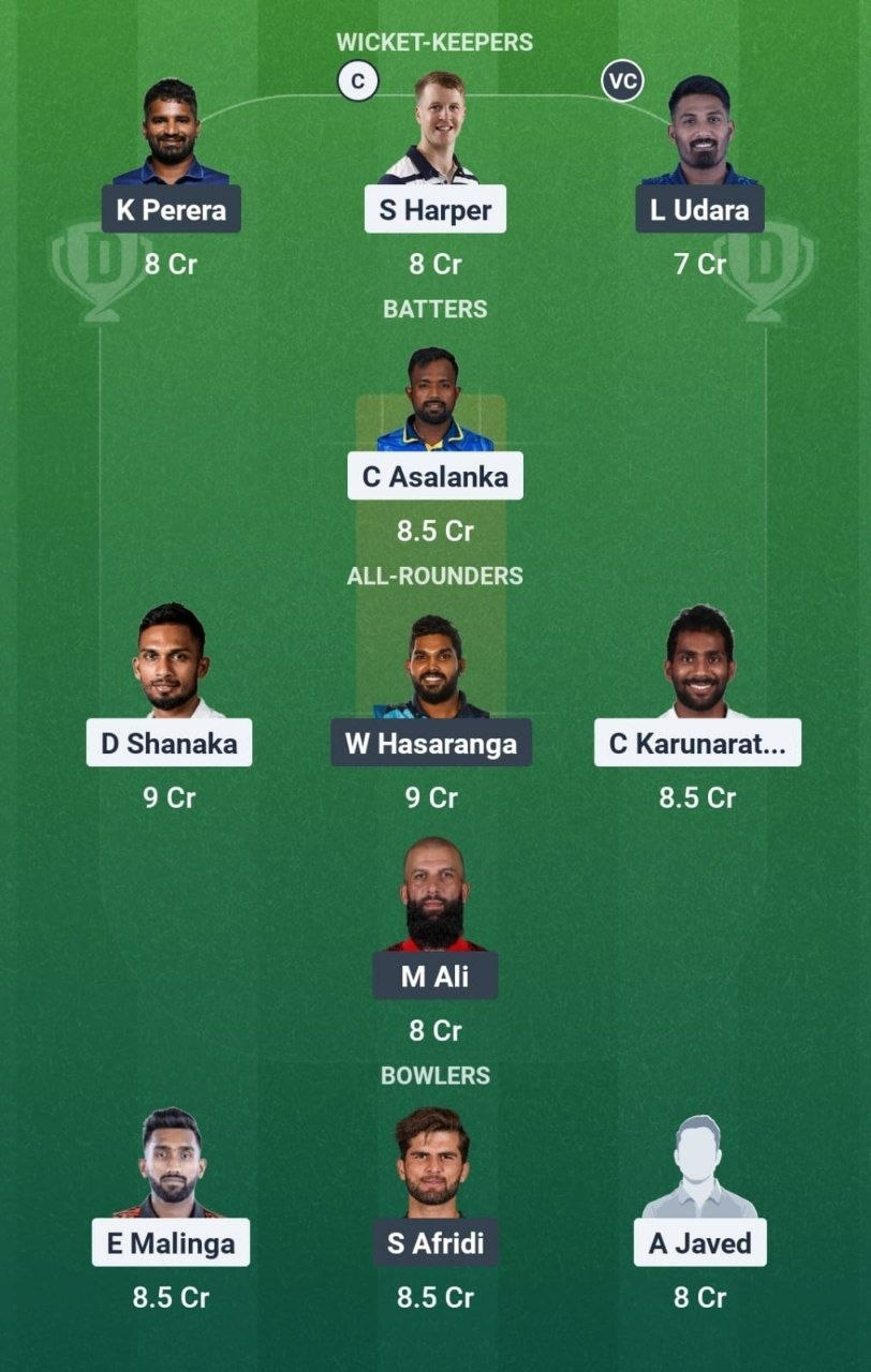 GM vs KFL Match 16 Dream11 Team