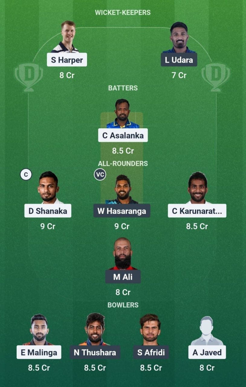 GM vs KFL Match 16 Dream11 Team