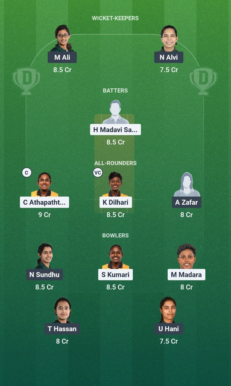 SL-W vs PAK-W