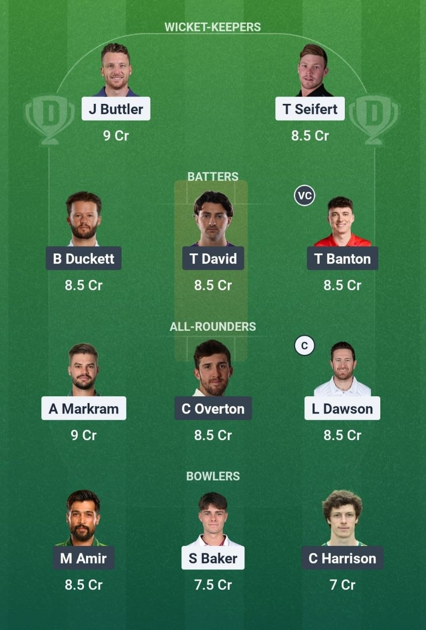 MSG vs TRT Match 14 Dream11 Team