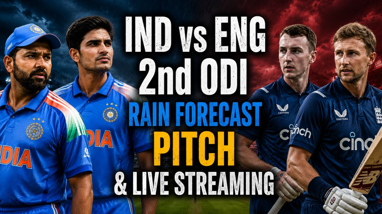 IND vs ENG 2nd ODI: Rain forecast, pitch & live streaming