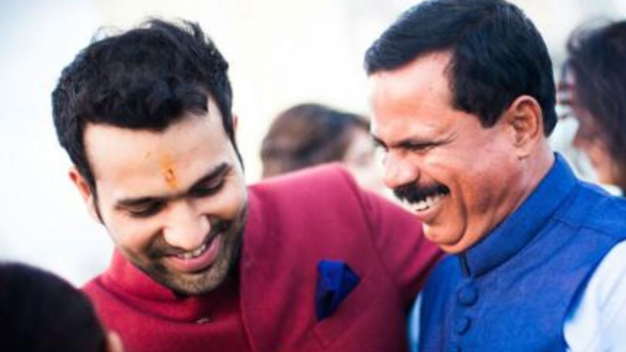 Rohit Sharma and Dinesh Lad