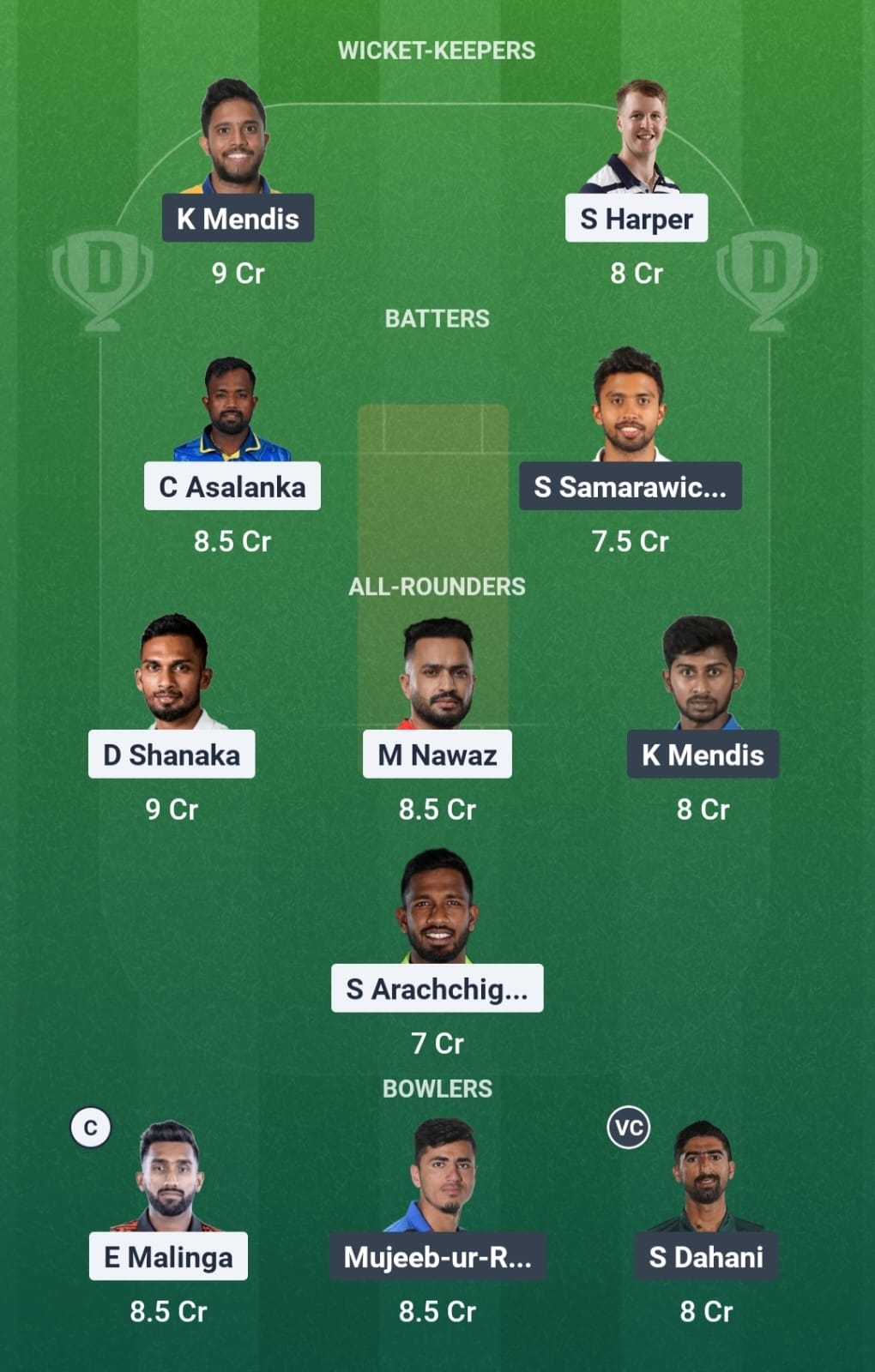 GM vs CS Match 3 Dream11 Team