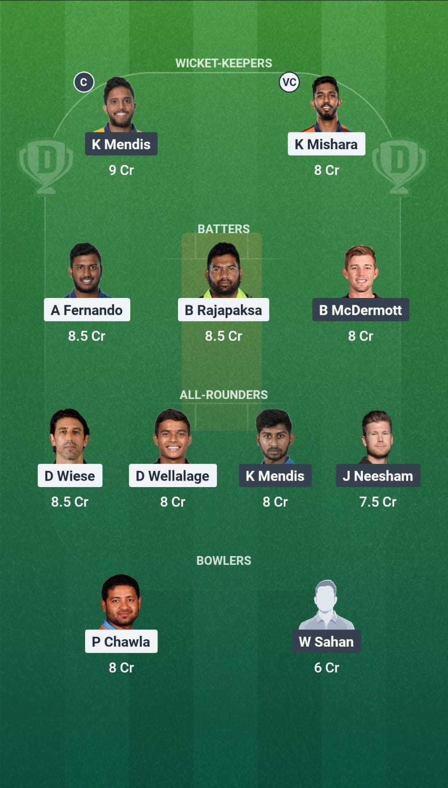 JK vs CS Dream11 Team Match 7
