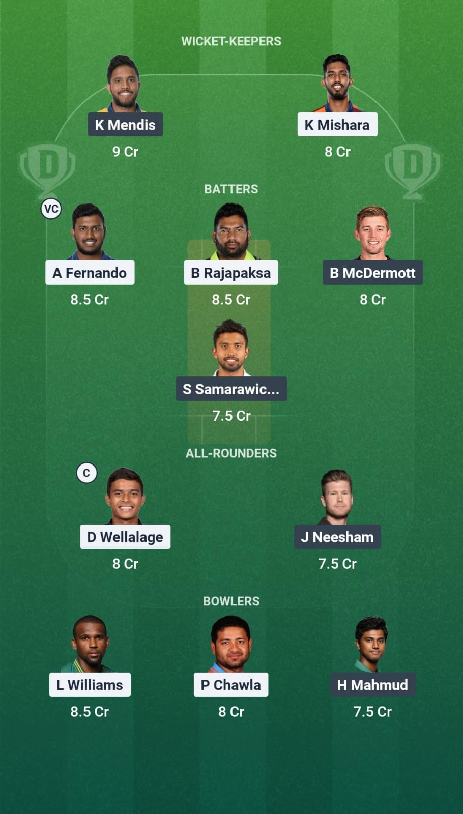 JK vs CS Dream11 Team Match 7