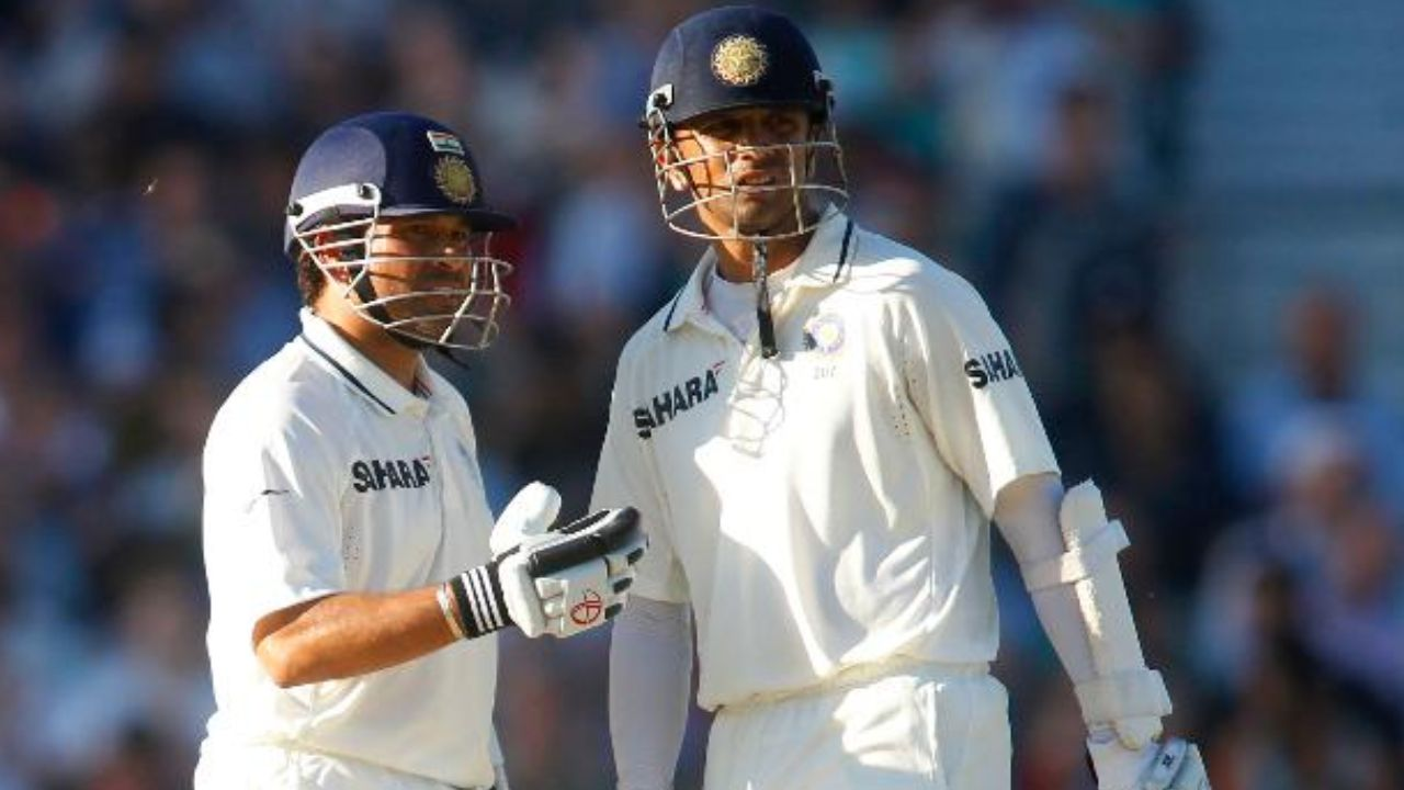 Sachin Tendulkar and Rahul Dravid