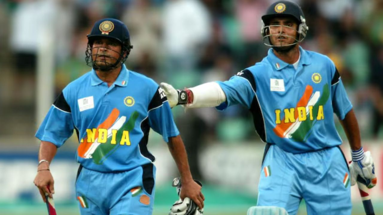 Sachin Tendulkar and Sourav Ganguly