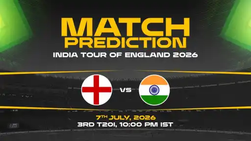 ENG vs IND Match Prediction 3rd T20I — ENG Favourites Expert Prediction & Toss Tip