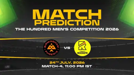 BPH vs TRT Match Prediction The Hundred Men's 2026 Match 2 — TRT Favourites Expert Prediction & Toss Tip