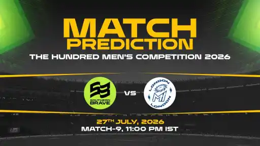 SOB vs MIL Match Prediction The Hundred Men's 2026 Match 9 — MIL Favourites Expert Prediction & Toss Tip