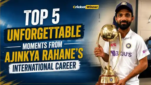 A look back at Ajinkya Rahane's five most unforgettable moments in international cricket, from his Boxing Day century to captaining India to a historic series win in Australia.