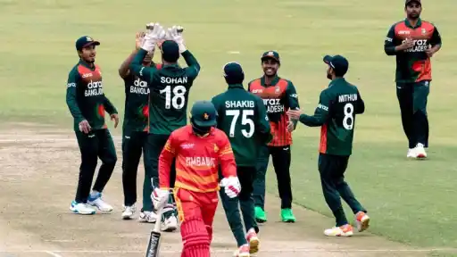 ZIM vs BAN Dream11 Prediction 2nd ODI - BAN is favoured to win. Best Captain: Sikandar Raza. VC: Towhid Hridoy. SL & GL Dream11 teams, pitch report, playing 11 & top picks for ZIM vs BAN Tri Series in Zimbabwe 2026  1st ODI →