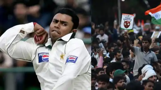 Former Pakistan cricketer Danish Kaneria's tweet backing the Indian government amid CJP's Jantar Mantar protest