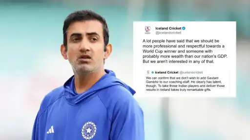 Iceland cricket team takes a dig at Gautam Gambhir