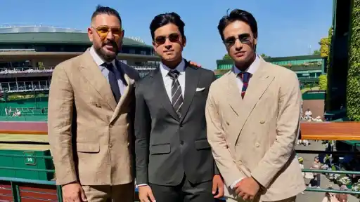 Indian Cricketers in Wimbledon