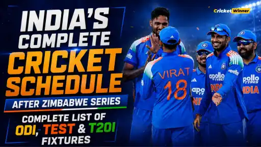 India cricket team's full ODI, Test and T20I schedule after IND vs ZIM series 2026